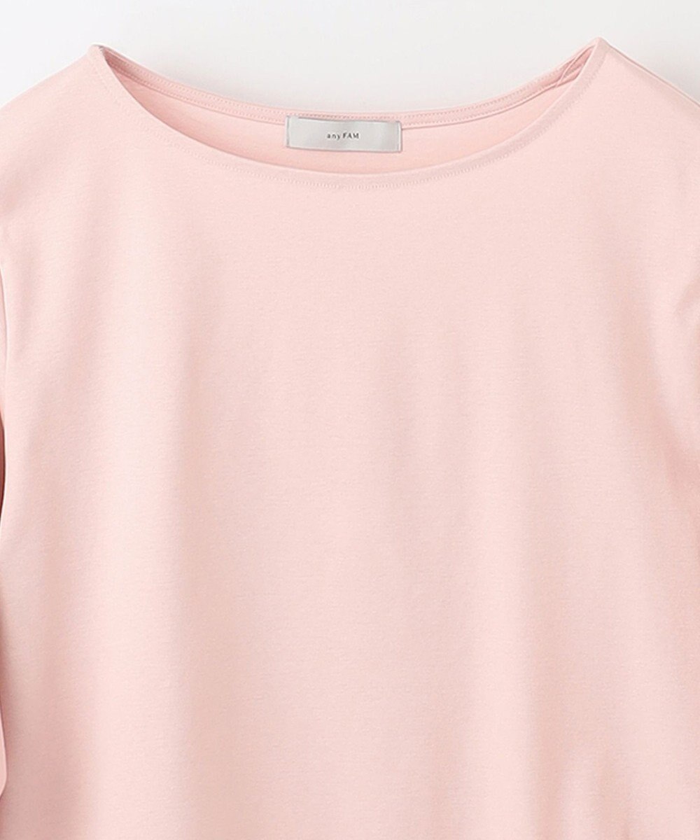 ANY 【接触冷感】シルケットスムース ツイストスリーブトップス 