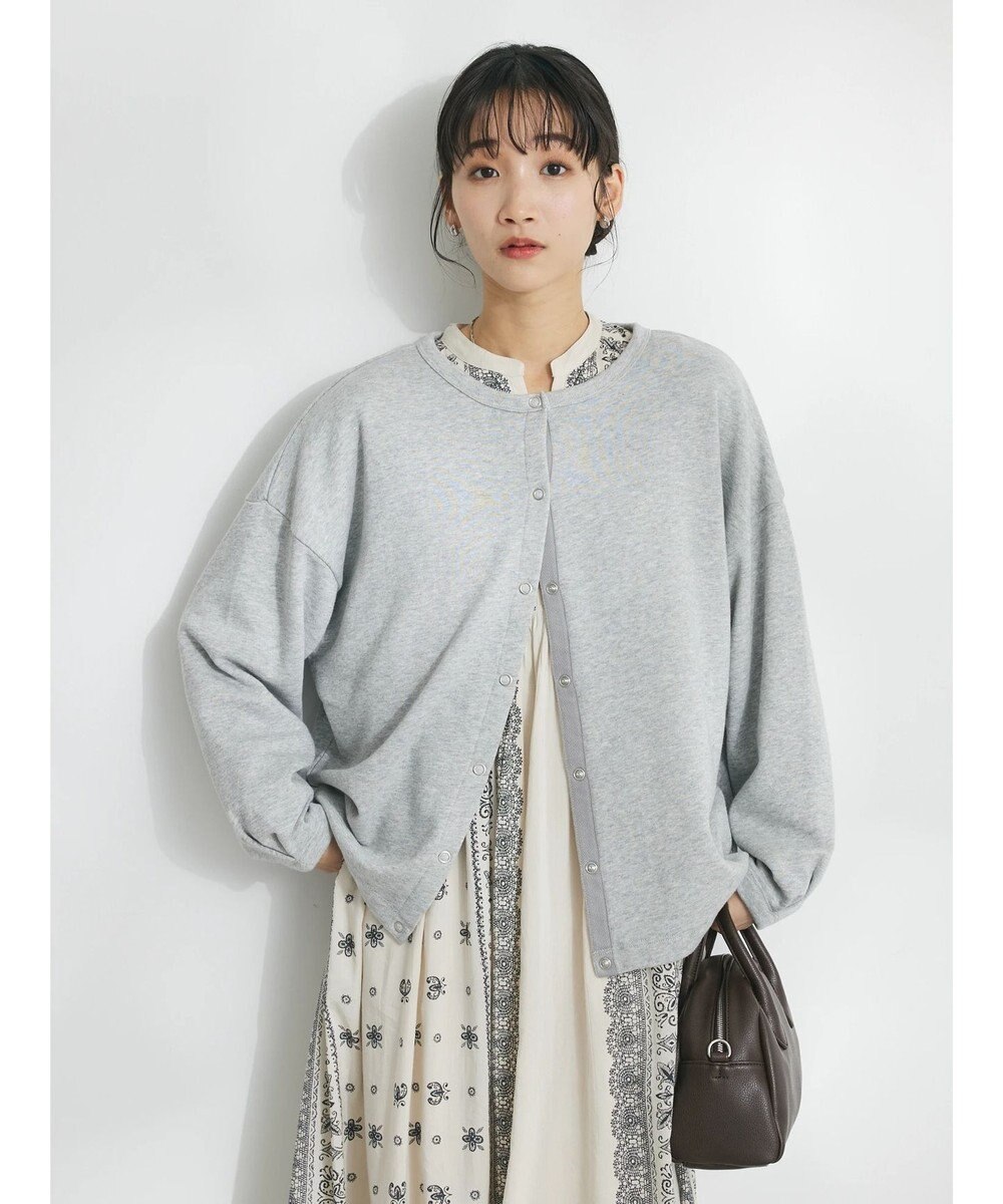 CRAFT STANDARD BOUTIQUE 裏毛リングドットカーディガン 