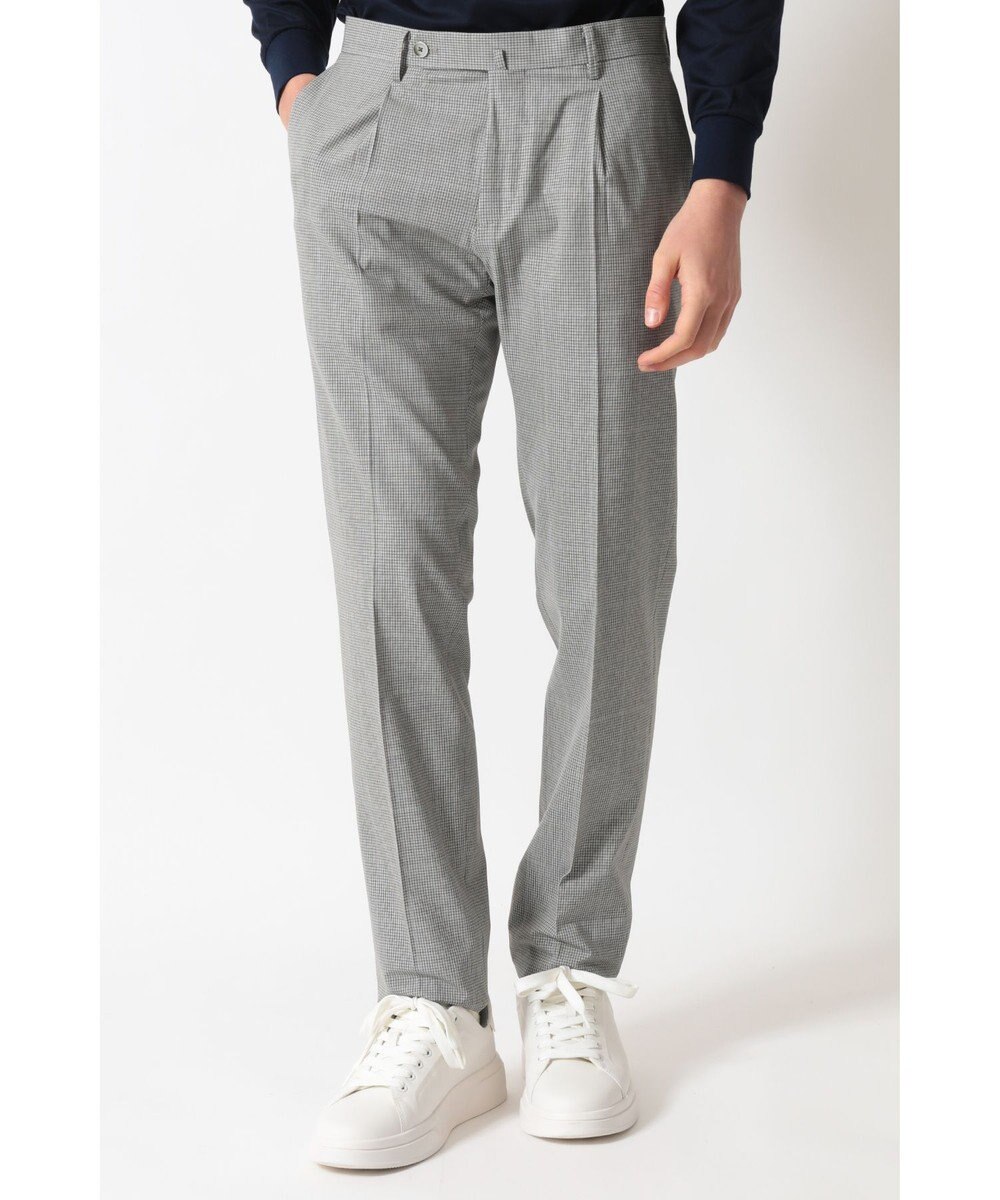 DAKS ストレッチテーパードパンツ 