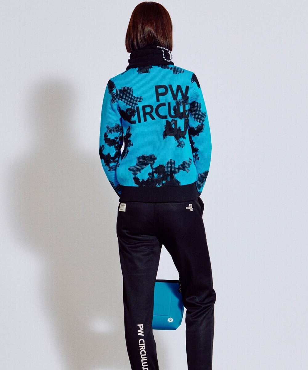 PW CIRCULUS 【WOMEN】Spark dot camouflage 軽量ニット ゴルフウェア レディース 