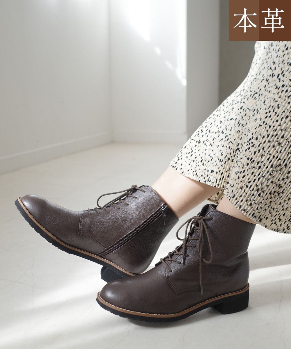 Pointer 本革レースアップブーツ 