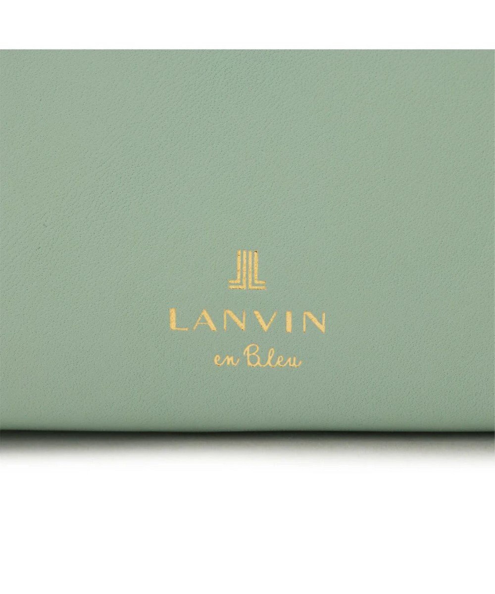 LANVIN en Bleu ペアル 二つ折Lファスナー財布 