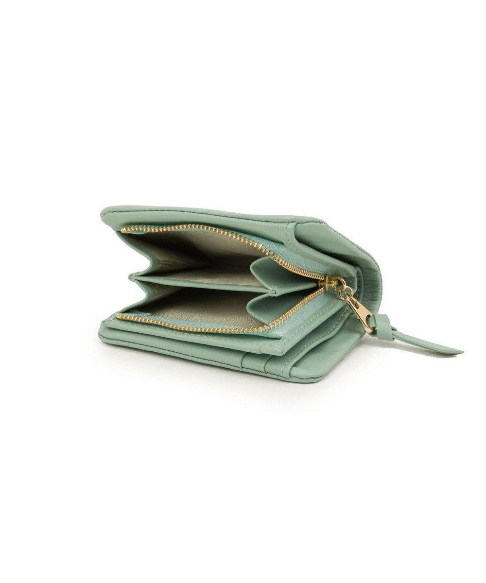 LANVIN en Bleu ペアル 二つ折Lファスナー財布 