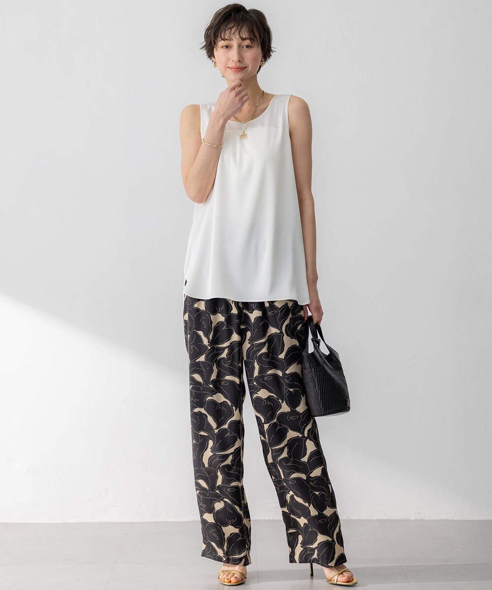 23区 【Oggi5月号掲載】ミスティサテン タンクトップ 