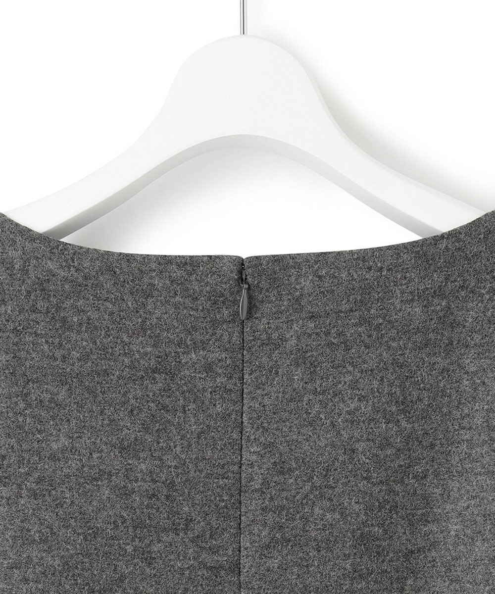 23区 【CLASSY.1月号掲載】ウール圧縮スムース  サック ワンピース 