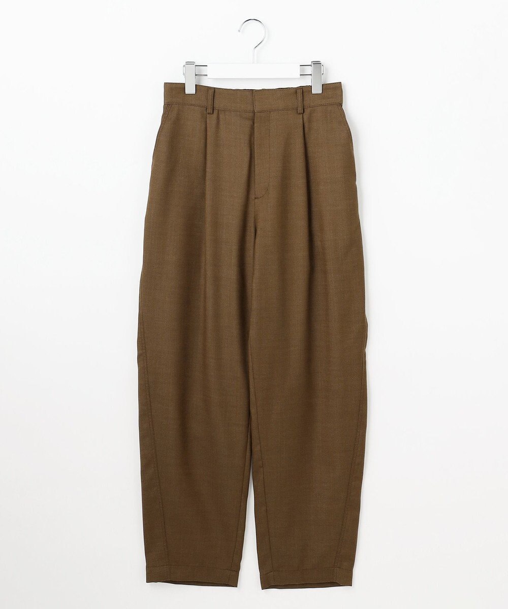 自由区 【SHIHOさん着用】デニムライクツイルカーブテーパード パンツ 