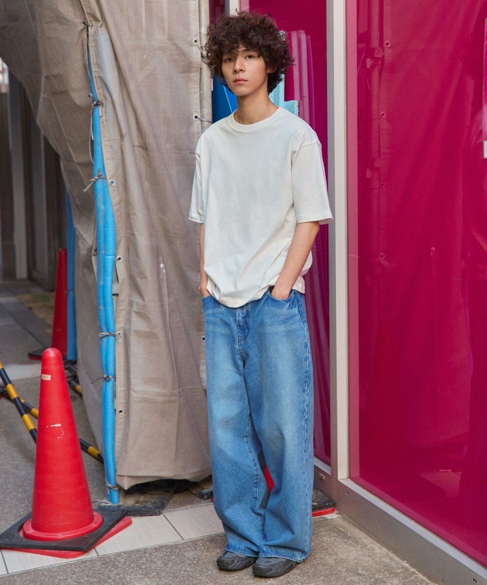 WEGO 【ユニセックス着用ITEM/綿100%/XSSMLサイズ展開】リラックスフィットコットンT 