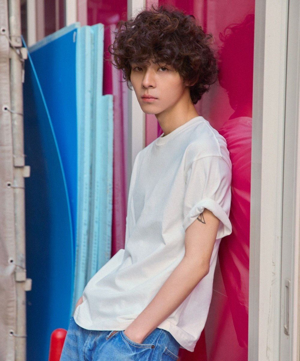 WEGO 【ユニセックス着用ITEM/綿100%/XSSMLサイズ展開】リラックスフィットコットンT 