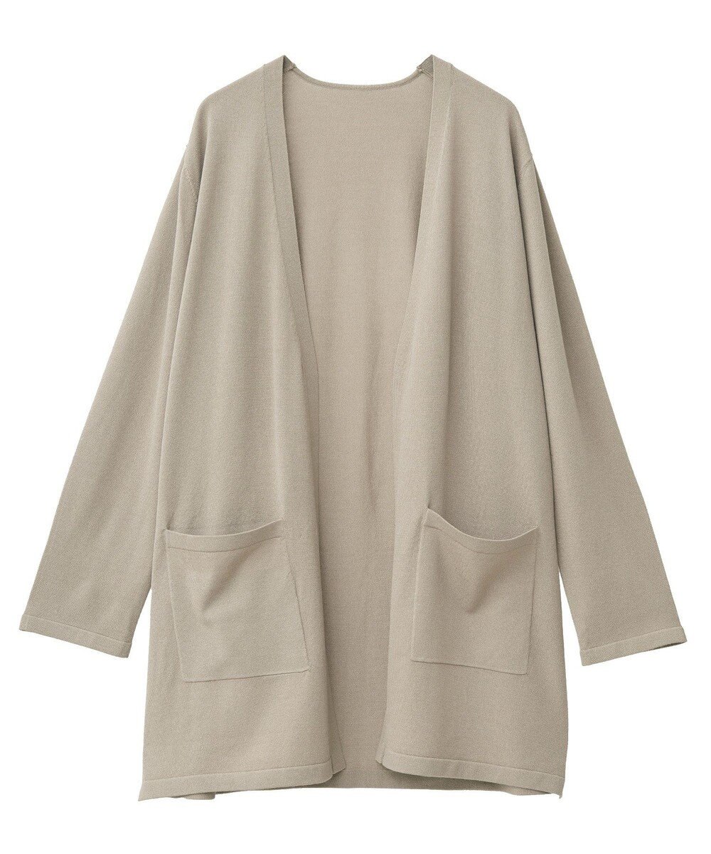 YECCA VECCA スリットミドル丈カーディガン 