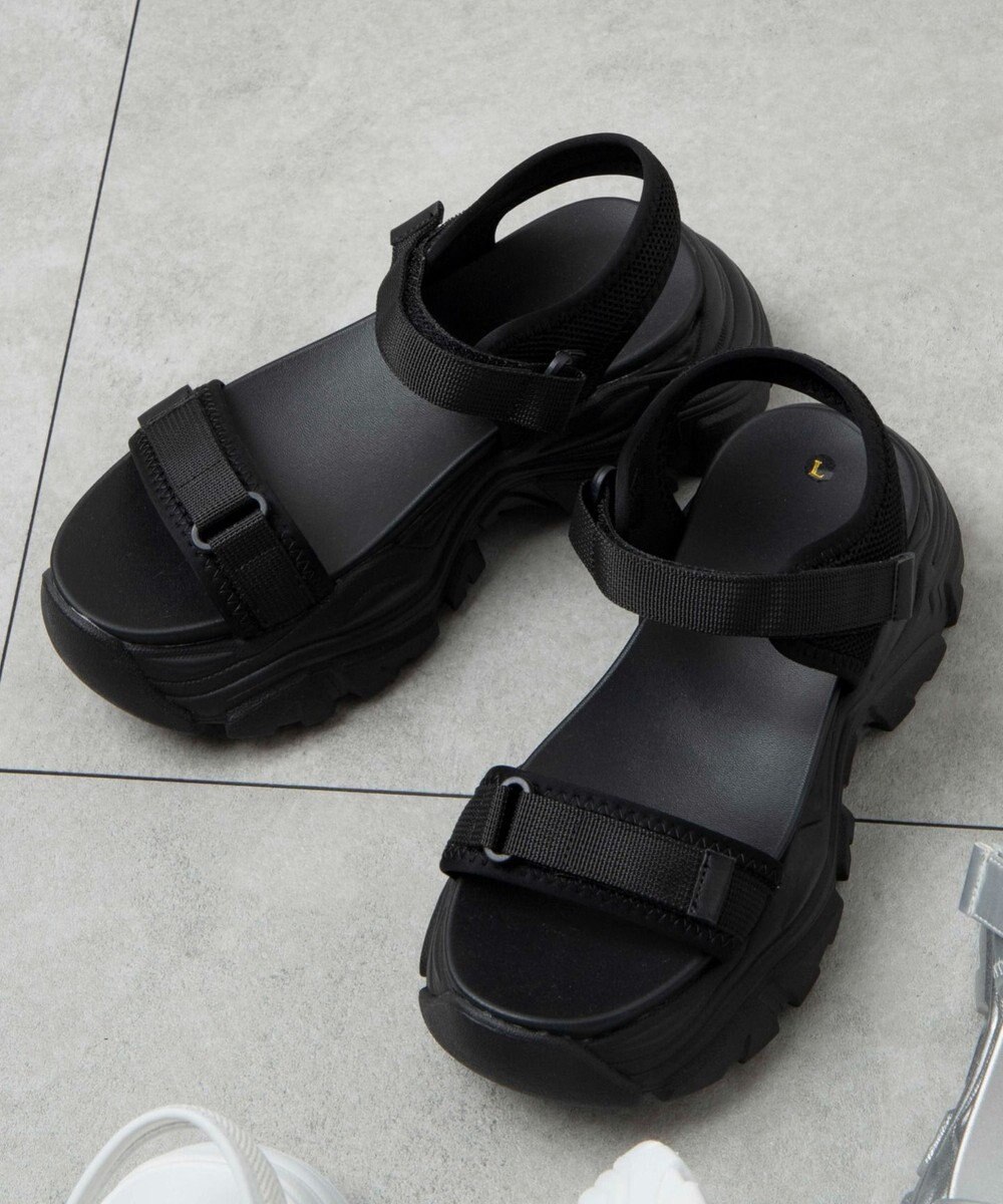 WEGO 【S～XLサイズ】厚底ダッドスポーツサンダル 