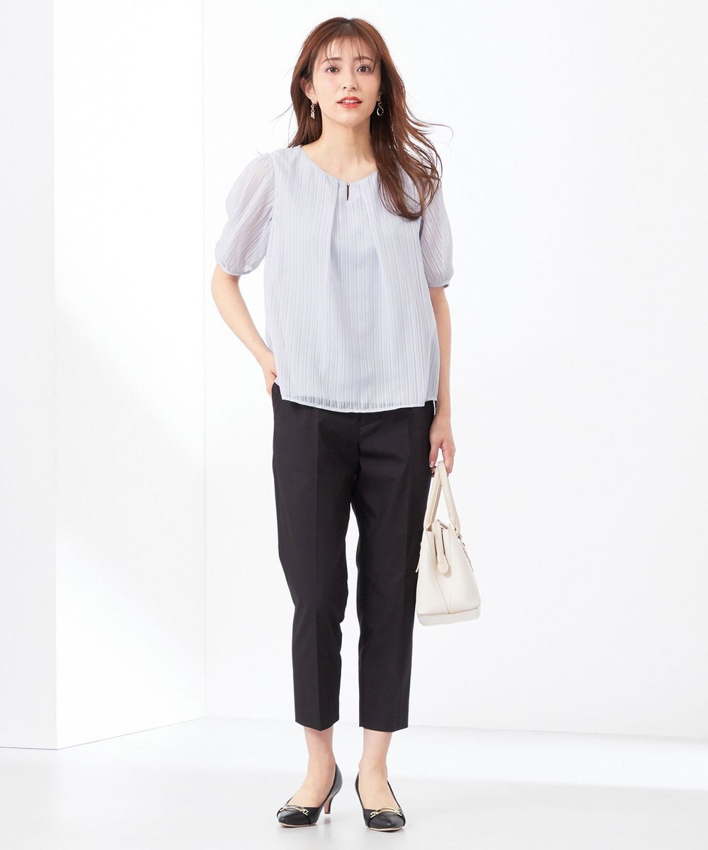 ANY SIS 【吸水速乾・UVケア・接触冷感】コンフォートジャージー ブラウス 