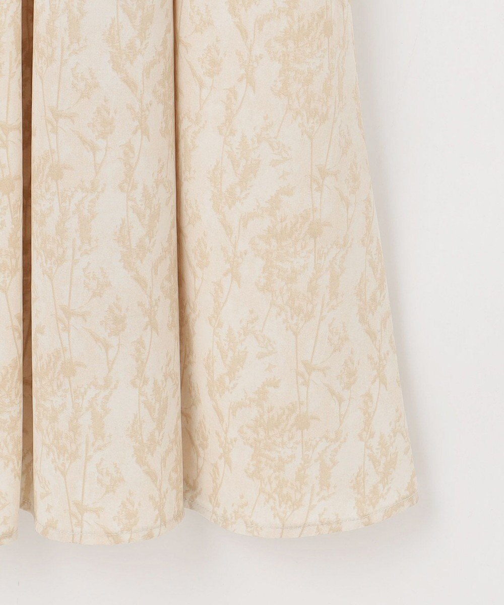 Feroux 【洗える】フラワープリントドロスト ワンピース 