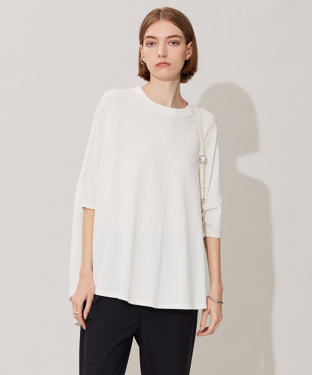 ICB 【人気のため新色追加・洗える】VIS/NYハイゲージ ５分袖プルオーバー 