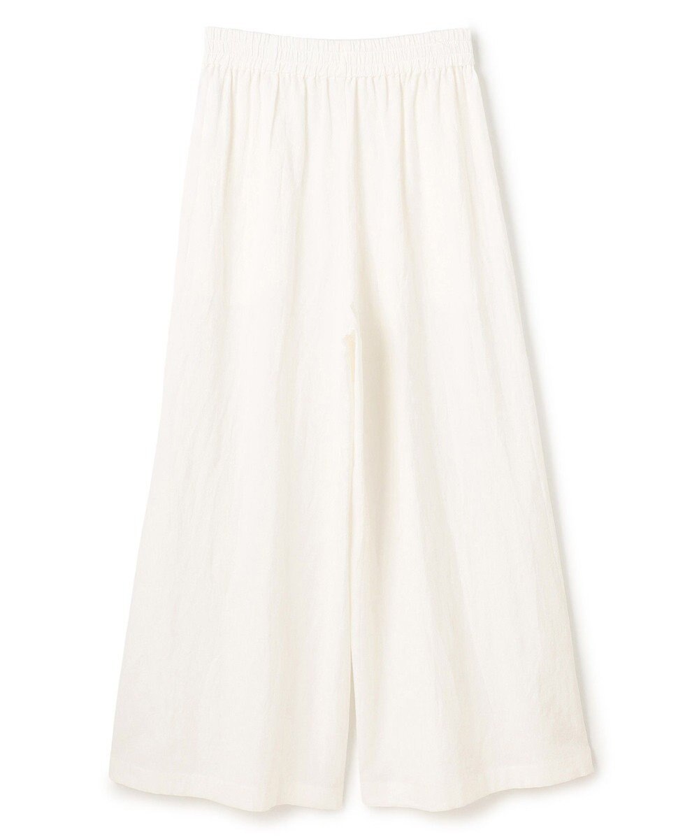 uncrave コットンリネンボイル ワイドパンツ 