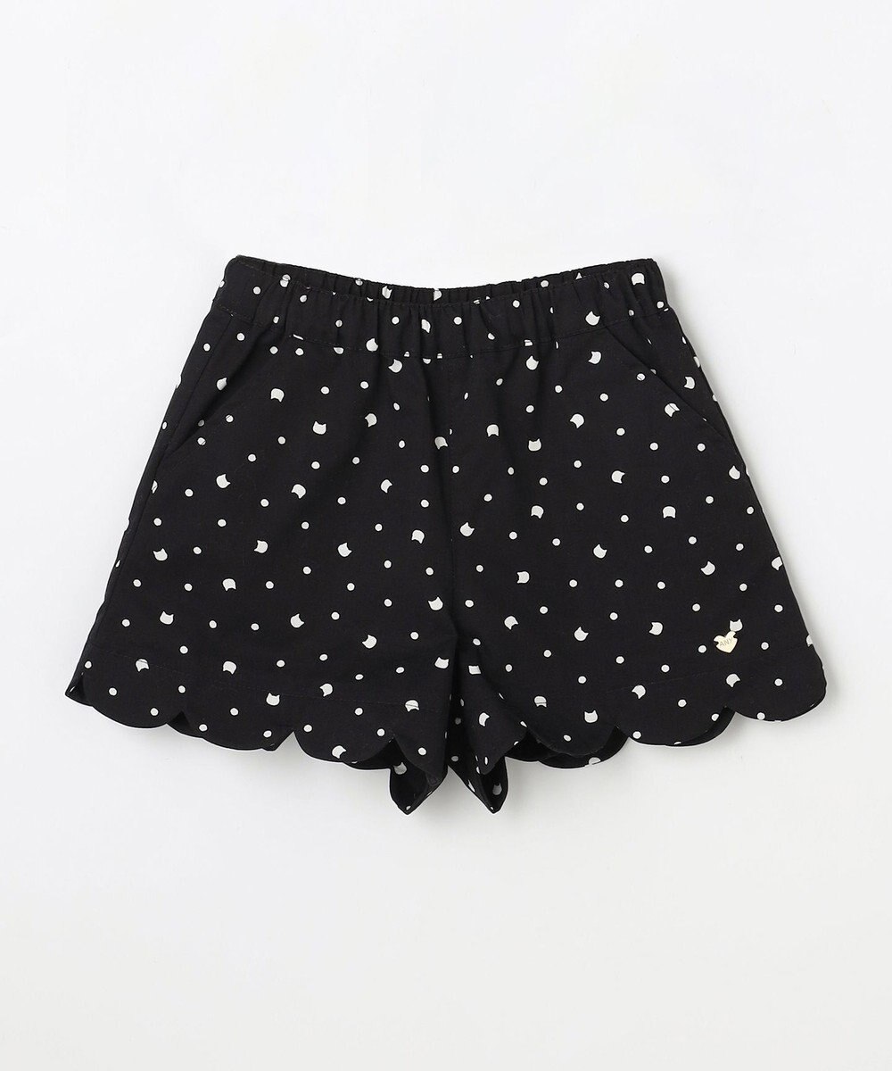 ANY KIDS 【洗濯機可能】スカラップショートパンツ 