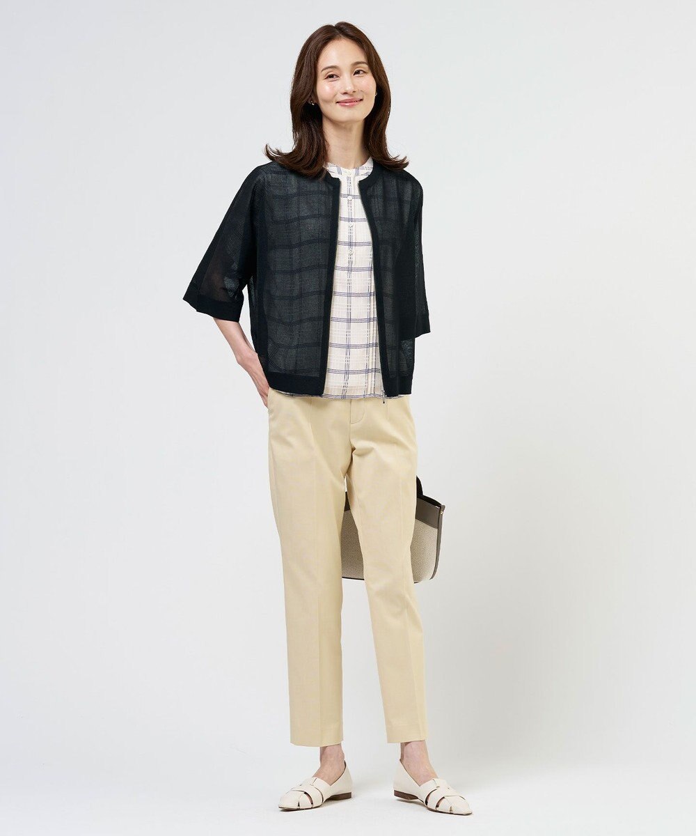 J.PRESS LADIES SHEER LIGHT KNIT ブルゾン 