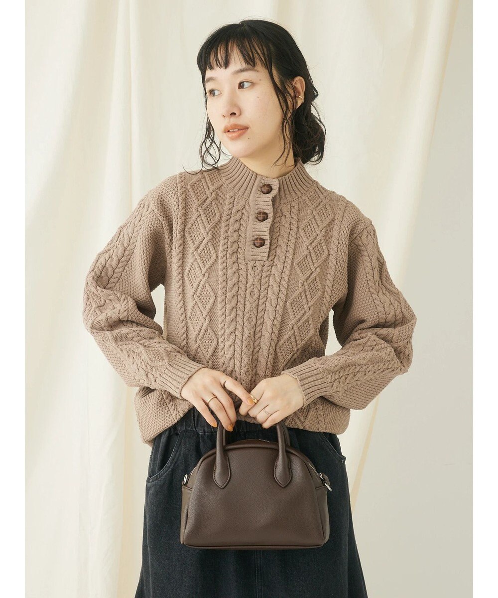 CRAFT STANDARD BOUTIQUE リサイクルポリエステルヘンリーネックプルオーバー 