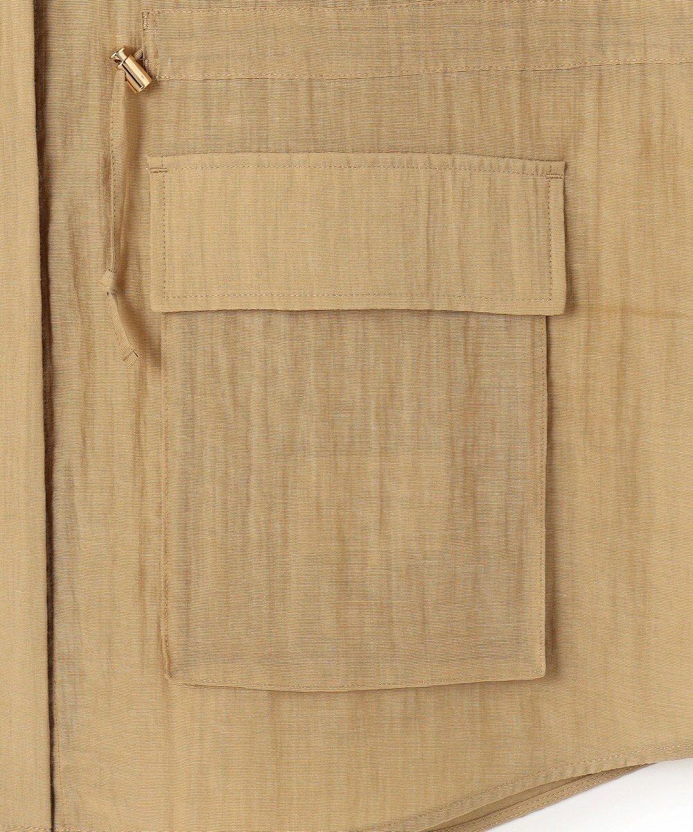 23区 【先行予約】リネンミックスシアースラブ ミリタリージャケット 