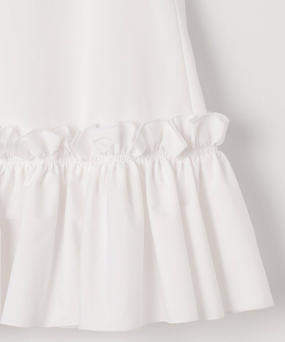 #Newans タックフリルヘムシャツ 