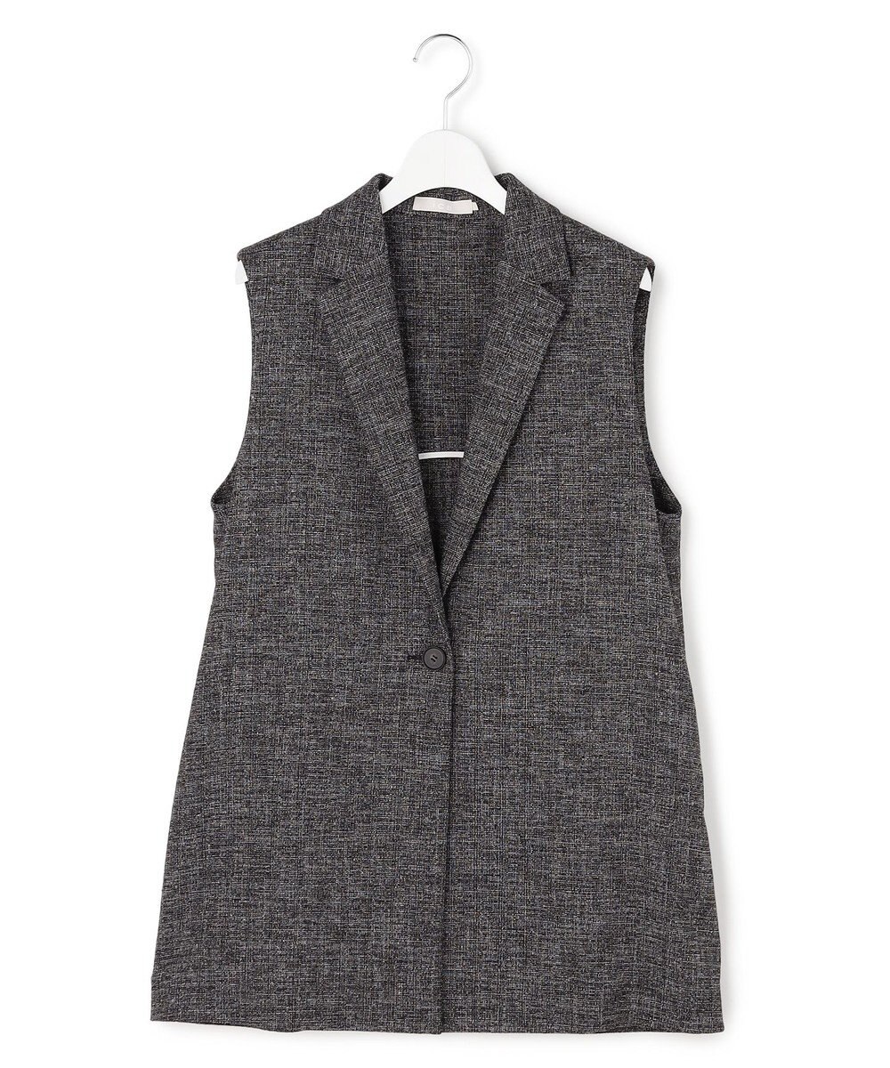 ICB L ミックスブッチャー バックスリットジレ 