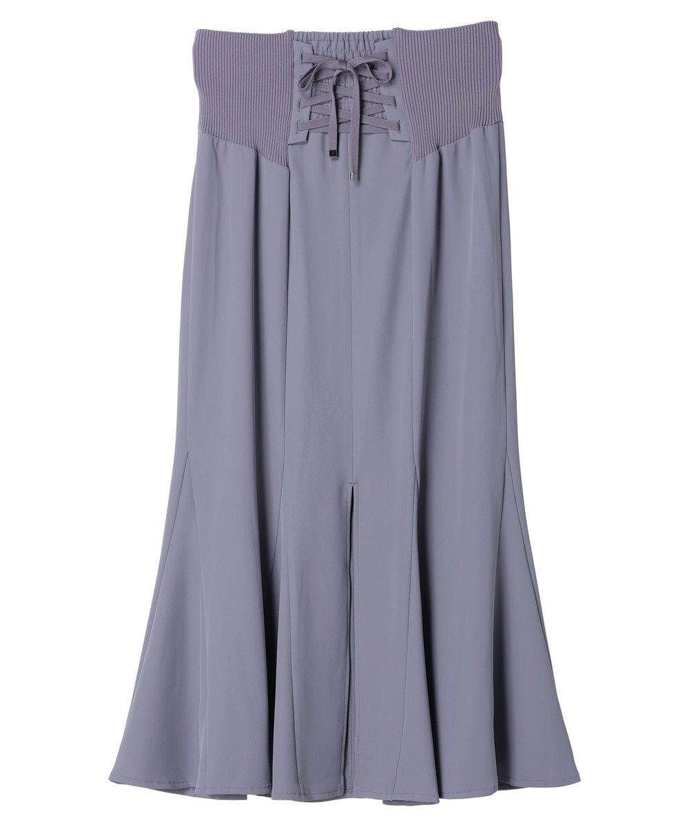 earth music&ecology バックレースサイドリブマーメイドスカート 