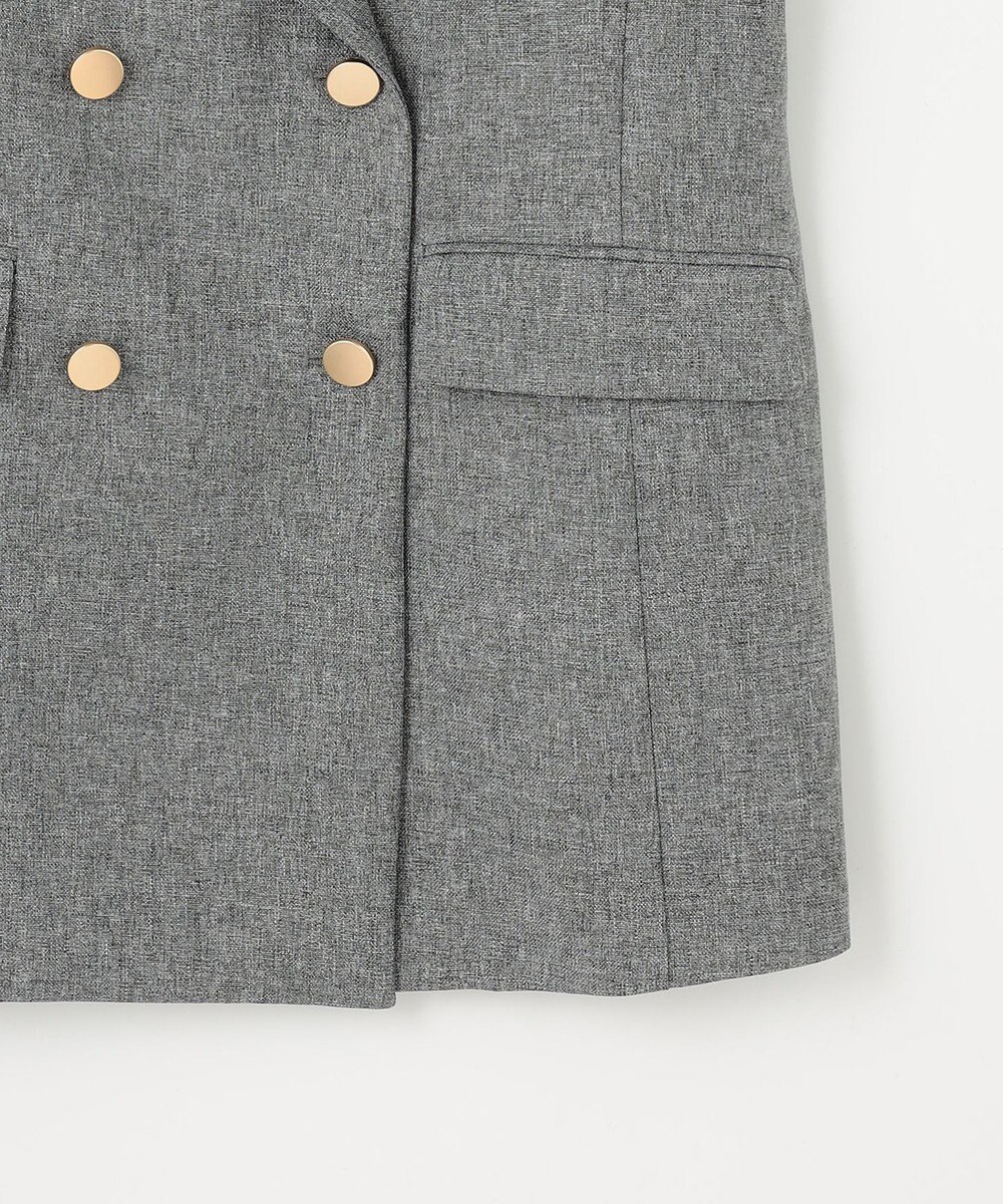 ANY SIS 【洗える】ツイード ジレ 