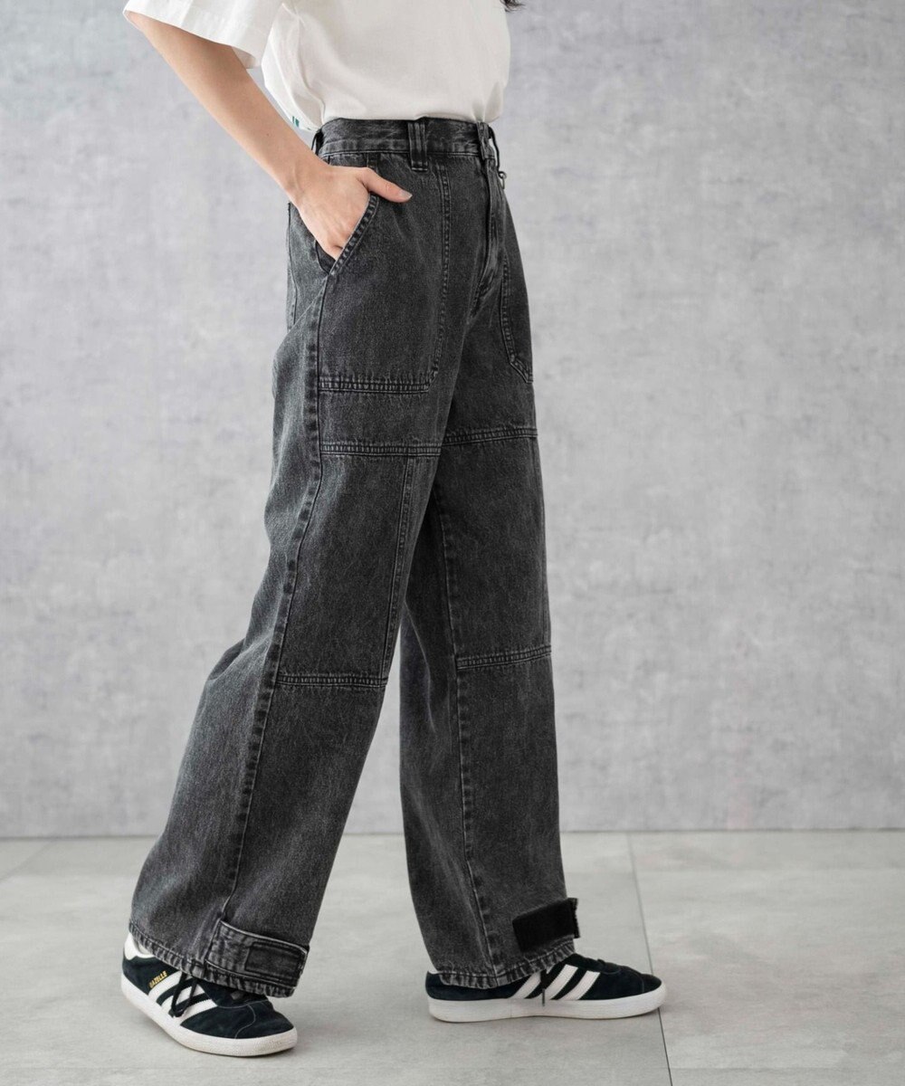 WEGO デニムベイカーステッチパンツ 