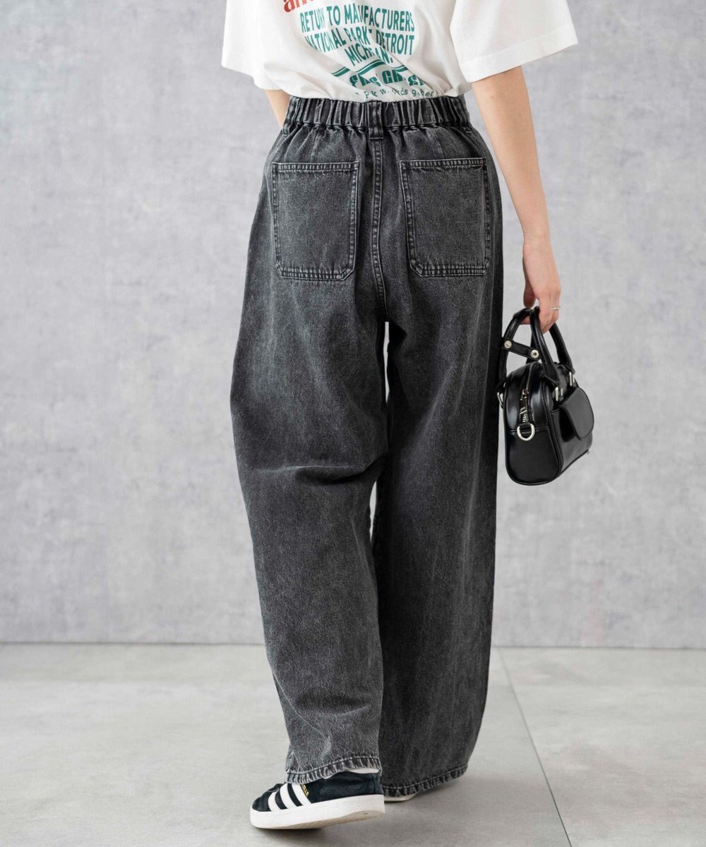 WEGO デニムベイカーステッチパンツ 