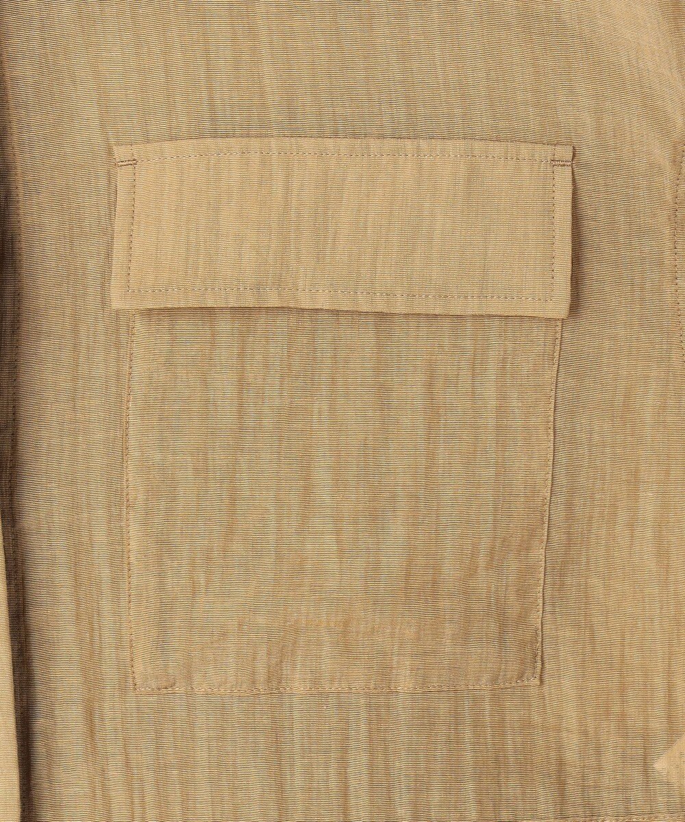 23区 【先行予約】リネンミックスシアースラブ ミリタリージャケット 