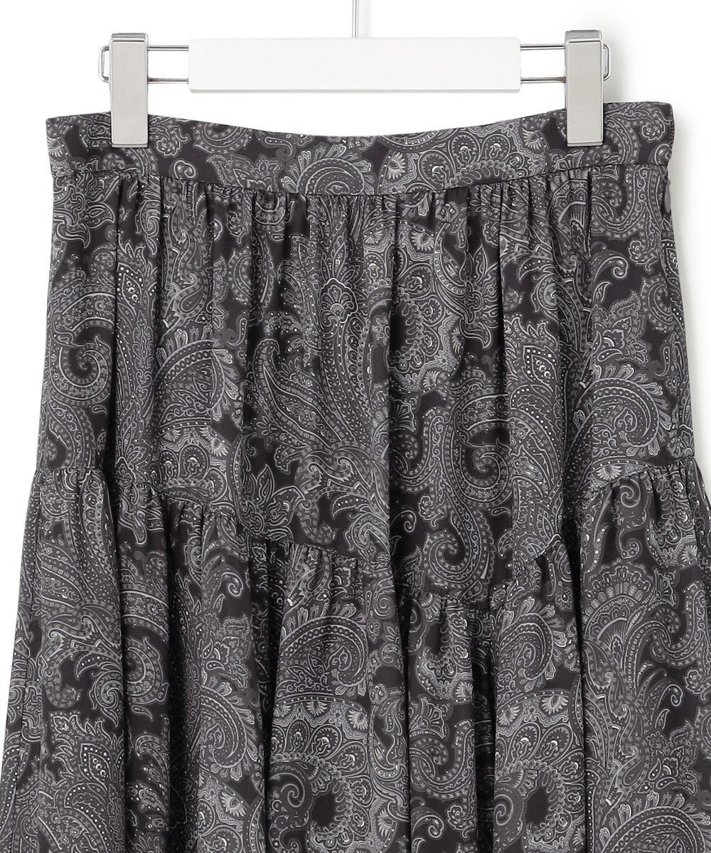 23区 S Ratti ペイズリープリント ティアード スカート 
