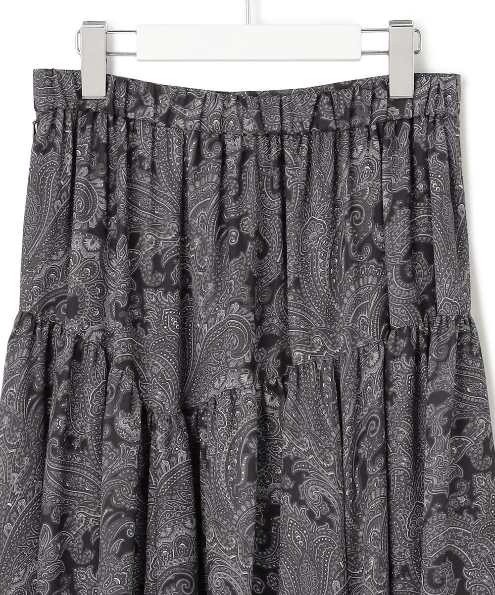 23区 S Ratti ペイズリープリント ティアード スカート 