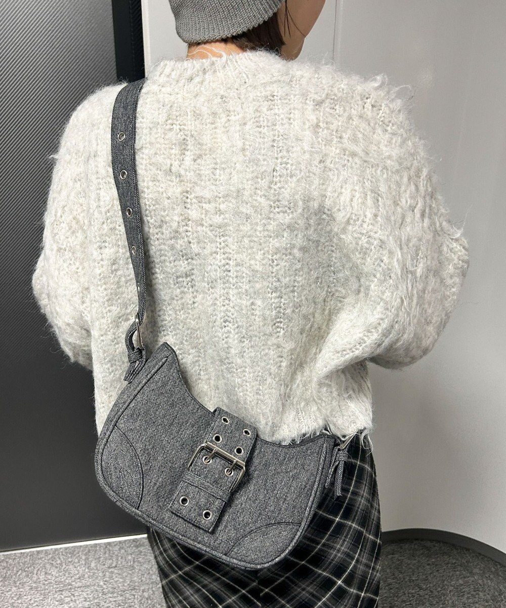 WEGO マルチWAYハーフムーンベルトバッグ 