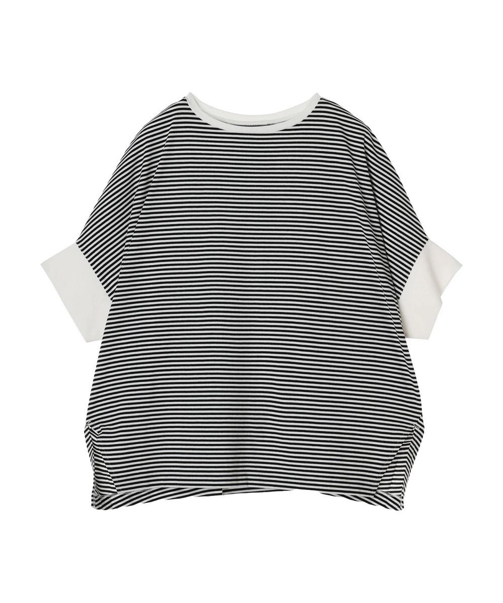 Green Parks 冷っとすずやか　ドルマンカット５分袖プルオーバー 