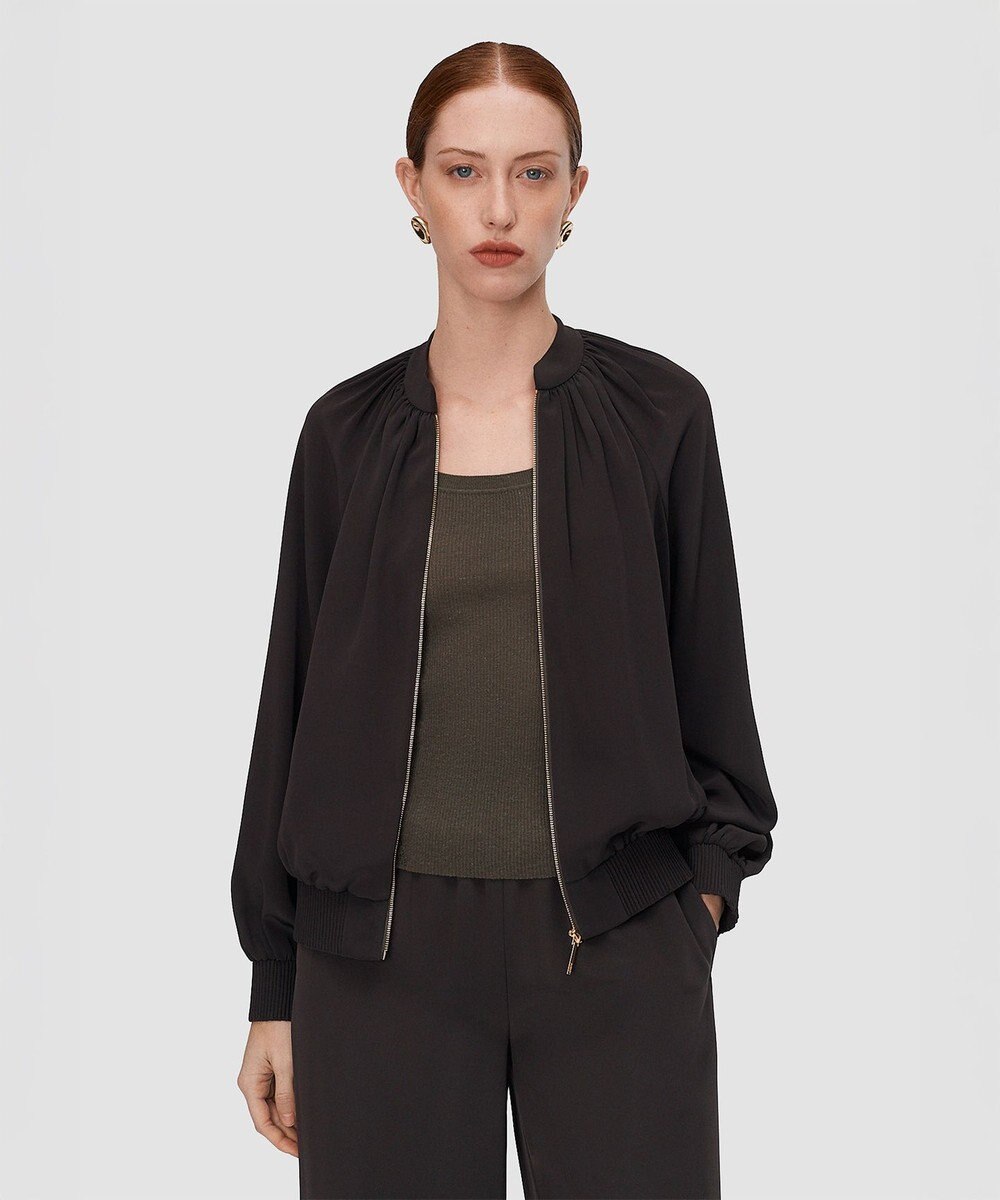 JOSEPH サテンツイル　ジャケット 