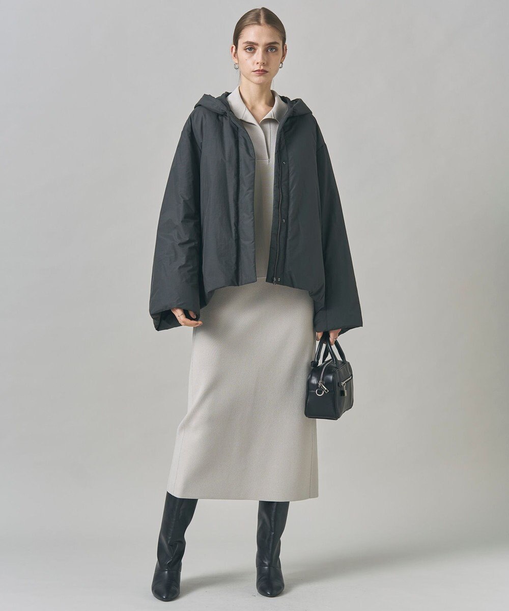 ICB 【WEB限定カラーあり・撥水加工】ADSダウン フーデットミドル丈コート 