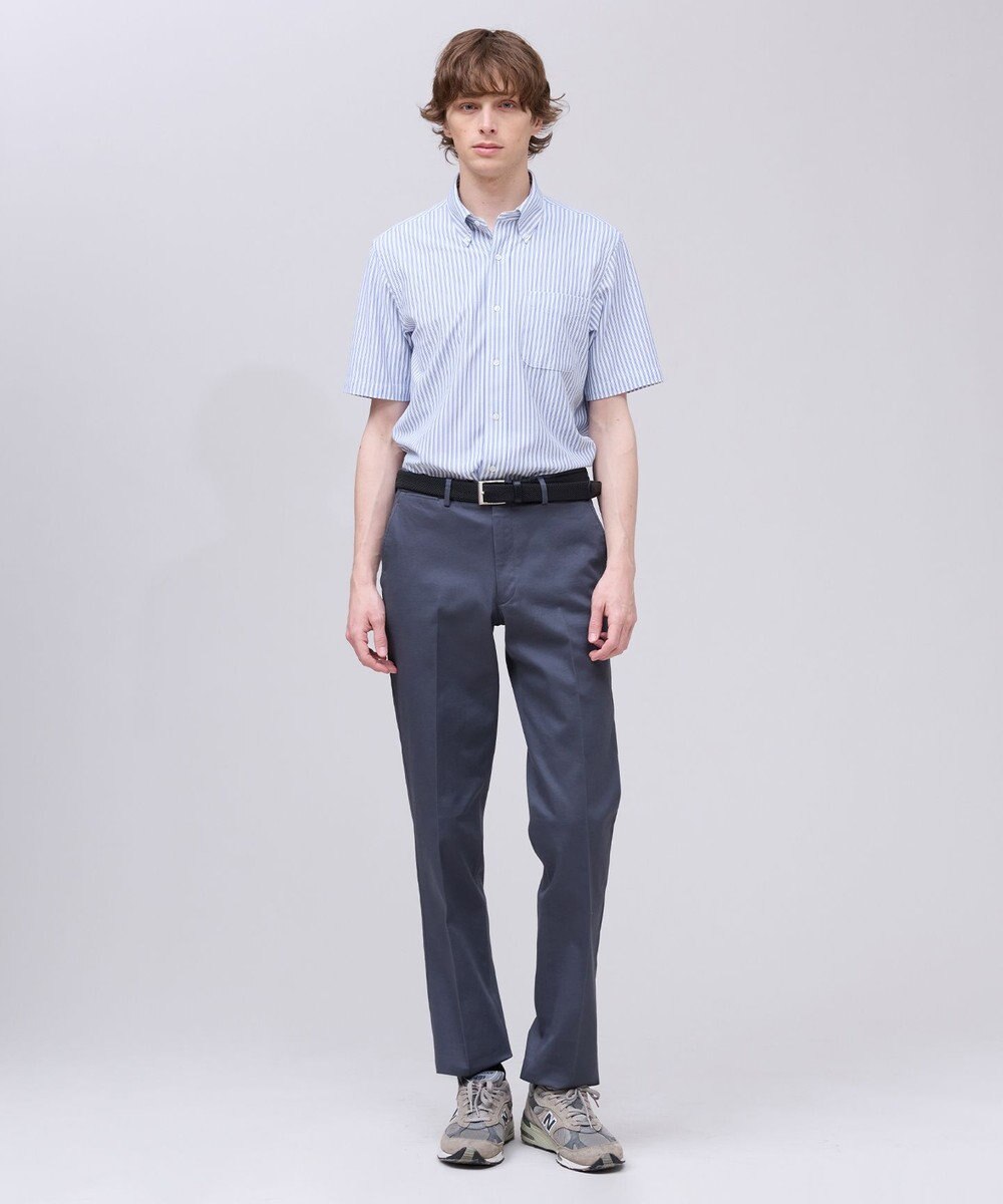 J.PRESS MEN 【吸水速乾 / 抗菌防臭 / 遮熱 / 防シワ】【J.PRESS OXFORD JERSEY】カノコインレイ半袖 シャツ / B.D. 