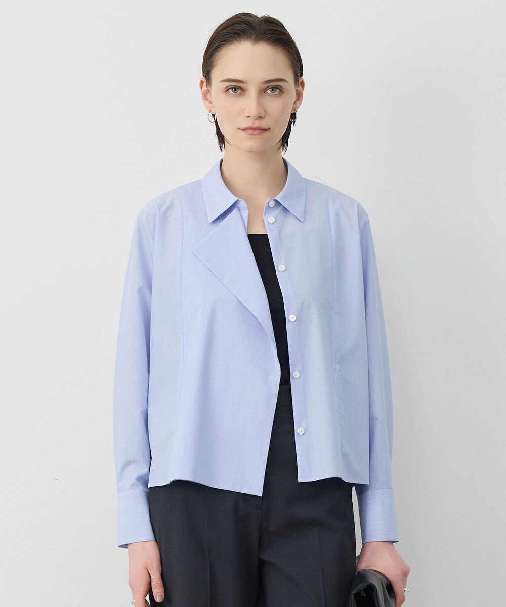 ICB 【先行予約】クリーンブロード ライダース風 クロップドシャツ 