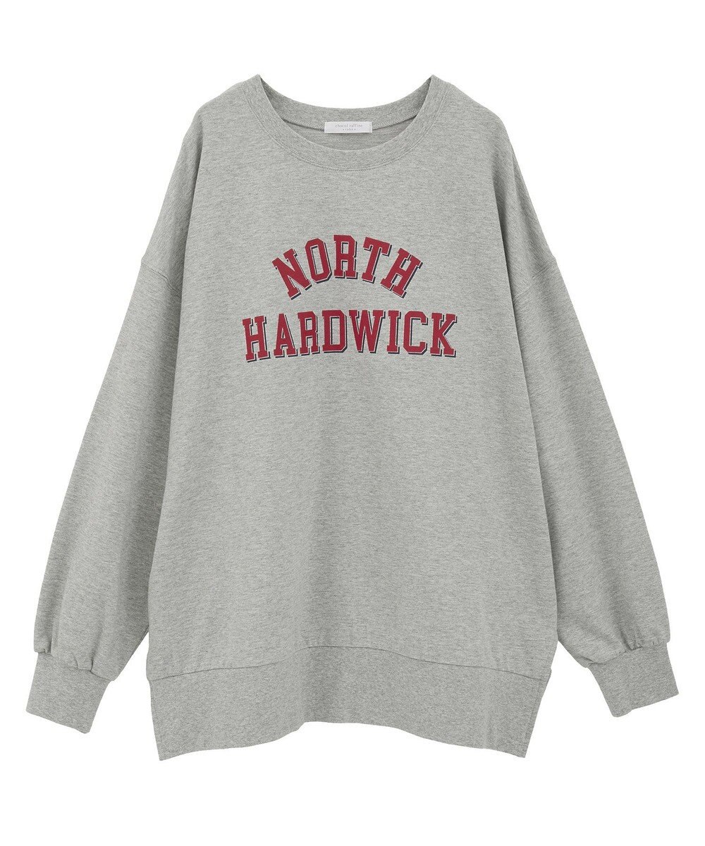 Green Parks カレッジロゴ裏毛チュニック 