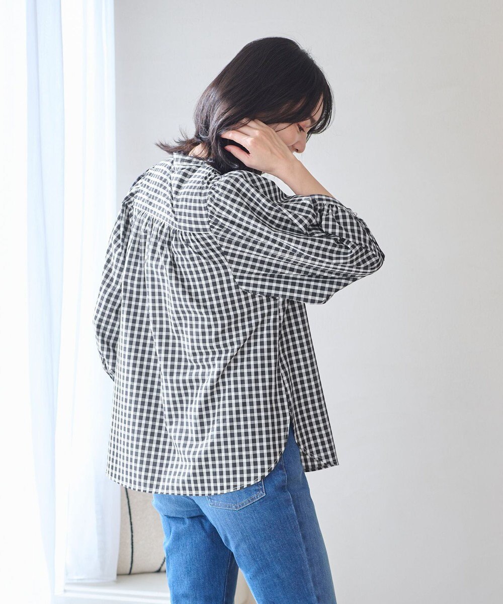 ANY 【UVカット・吸水速乾・抗菌防臭】バルーンスリーブブラウス 