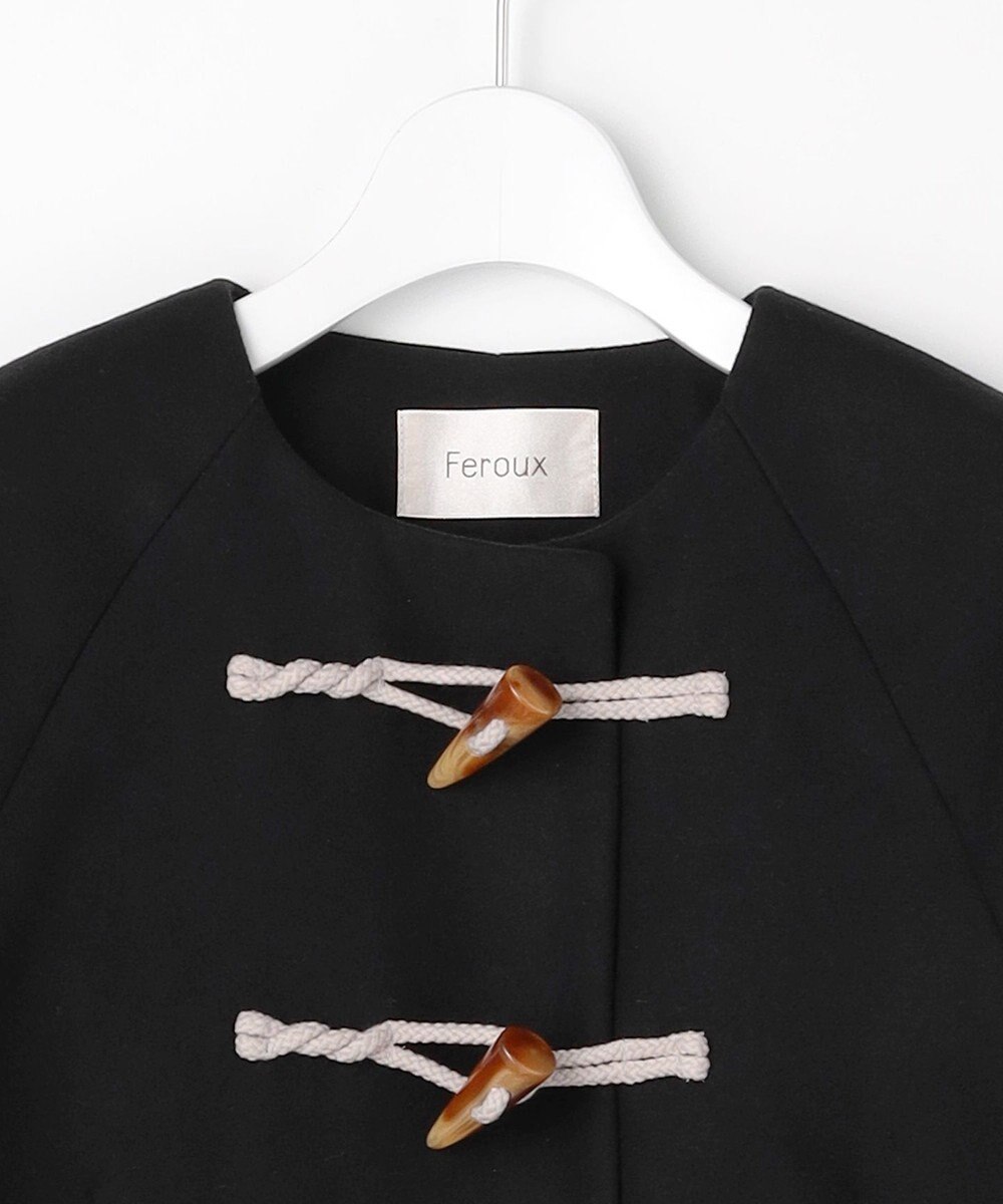 Feroux ダッフルデザインAライン コート 