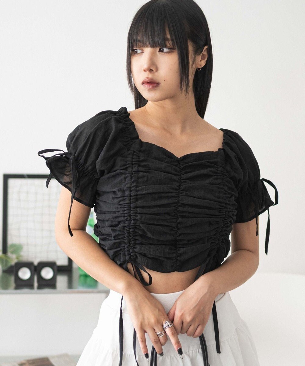 WEGO 2WAYドロストブラウス 