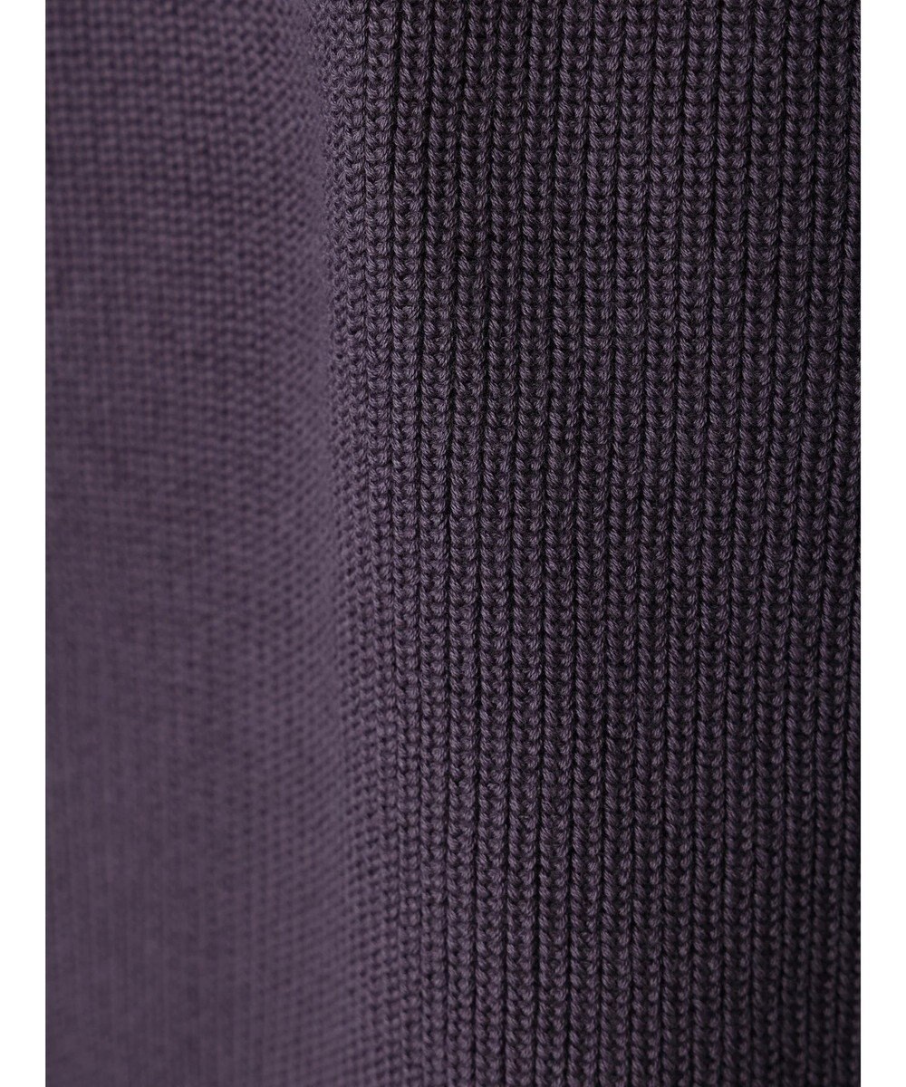 CRAFT STANDARD BOUTIQUE 【2点セット】洗える 60/2 14G片畦Vネックベスト+ロンTEE SET 