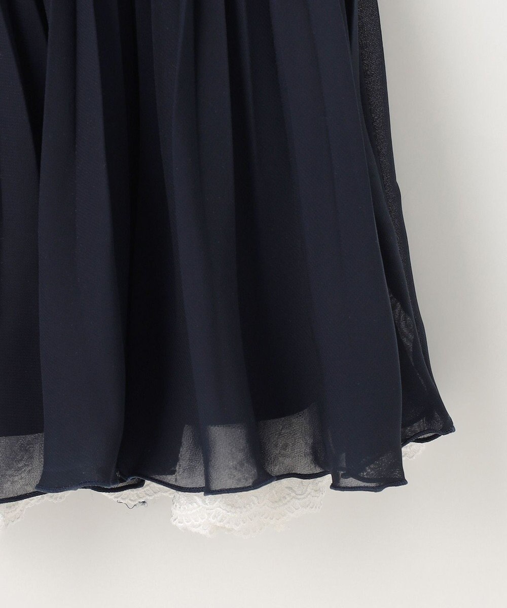 ANY KIDS シフォン プリーツ ワンピース 