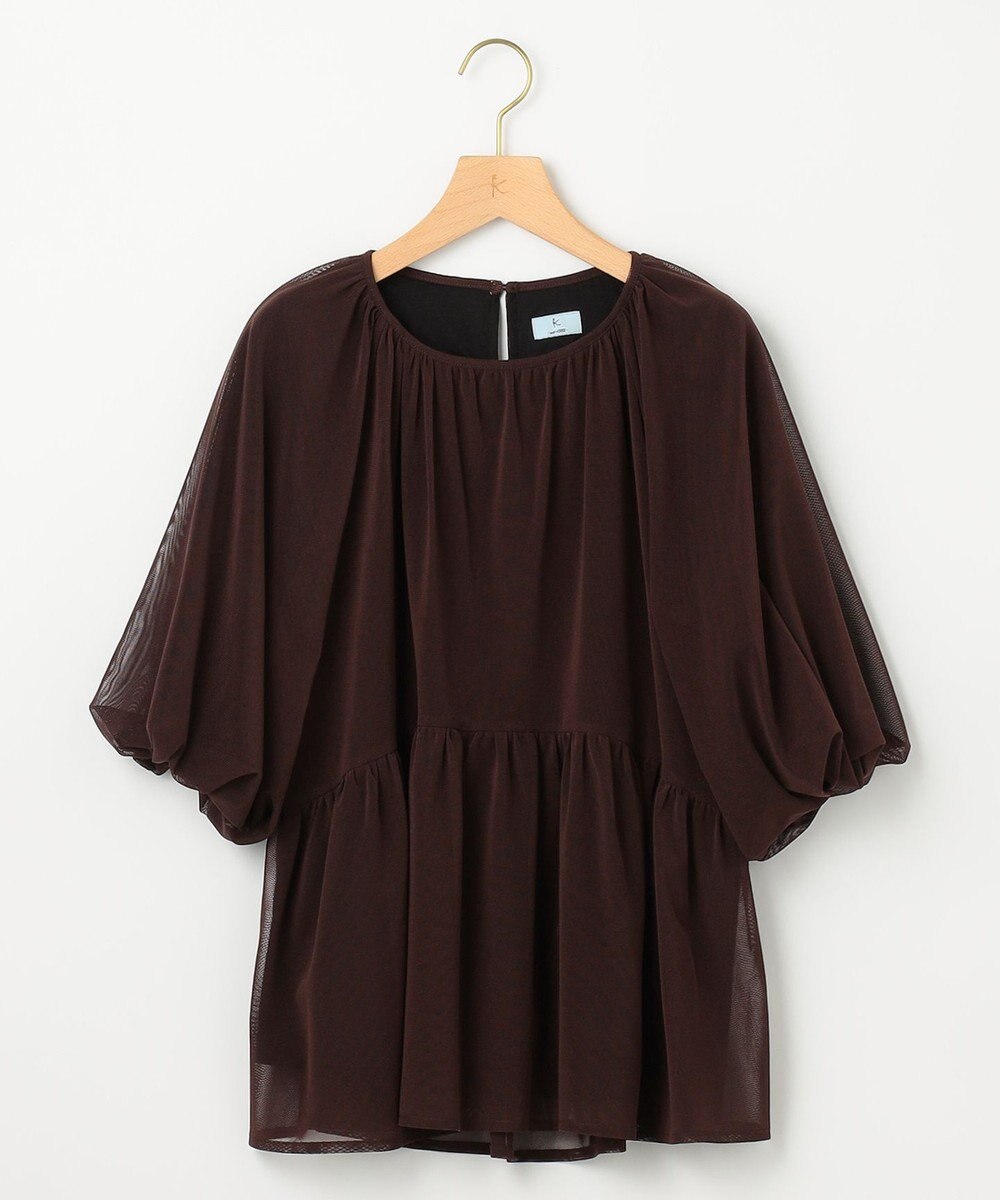 組曲 チュールティアード ブラウス 