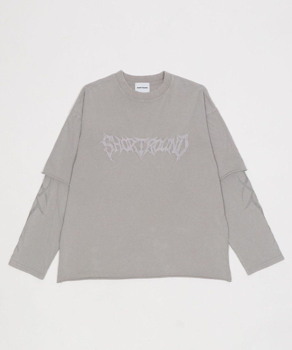 WEGO 【ユニセックス着用ITEM】ブリーチレイヤードグラフィックT（LS） 