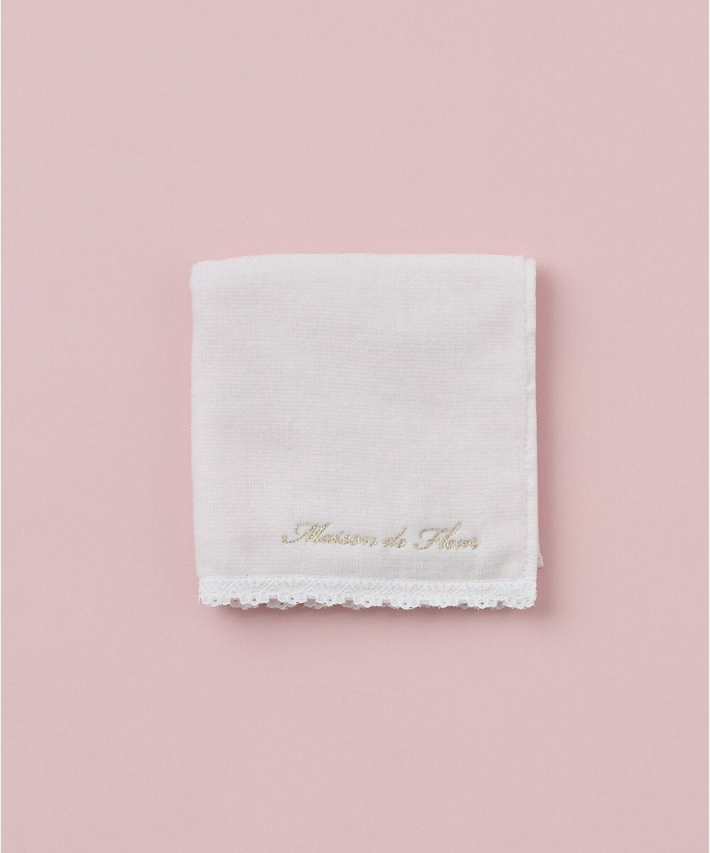 Maison de FLEUR アンダーレースタオルハンカチ 