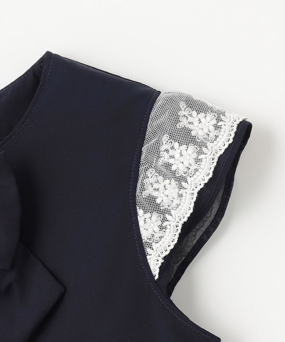 ANY KIDS シフォン プリーツ ワンピース 