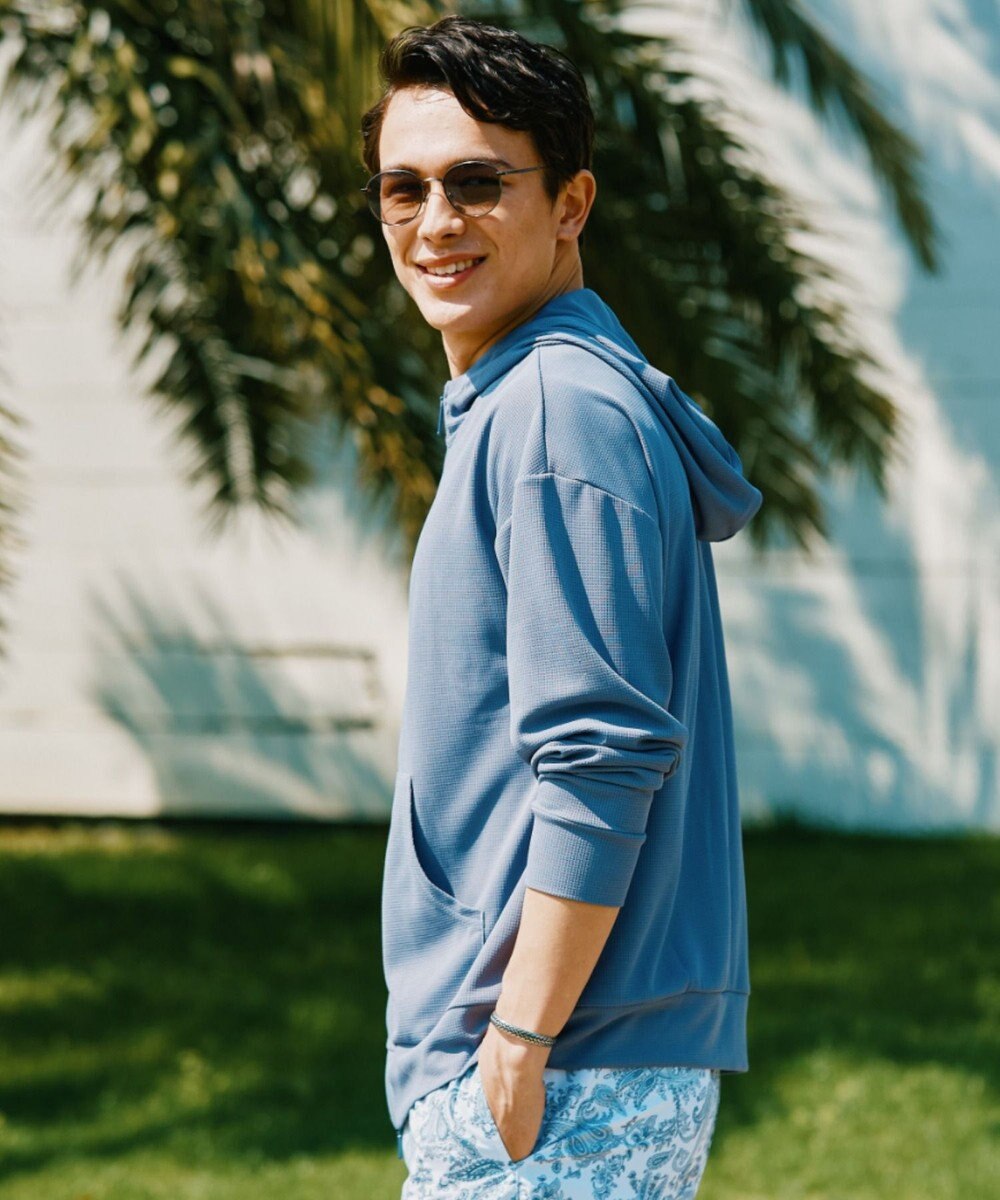 San-ai Resort（三愛水着楽園） 【UPF50＋】　ユニセックス　サーマルラッシュパーカー　S・M・L　【Reir（レイール）】 