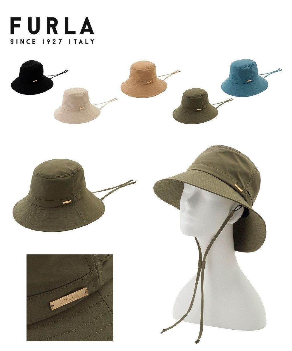MOONBAT 【遮光ハット】フルラ (FURLA) サファリハット　遮光帽子 サイズ調整 