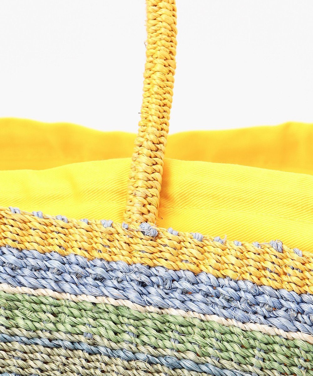 ONWARD CROSSET SELECT 【VIOLAd’ORO】MIRO アバカカラーボーダーバッグ L 